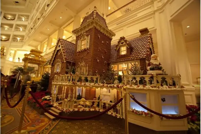 gingerbread house at GF