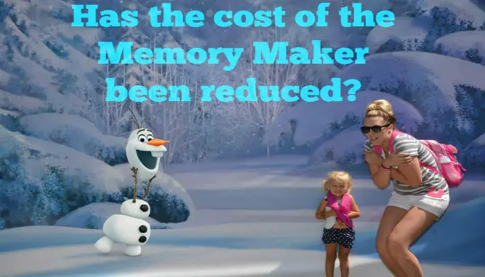 The cost of a Memory Maker package has been reduced!