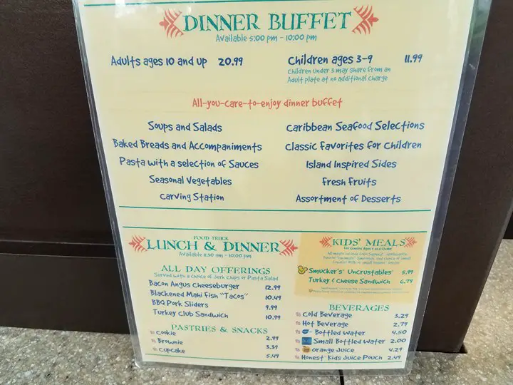 What Dining Options are Available During the Construction at Caribbean Beach Resort? 1