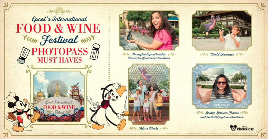 Are There Any Special PhotoPass Shots For Epcot's Food & Wine Festival? 1